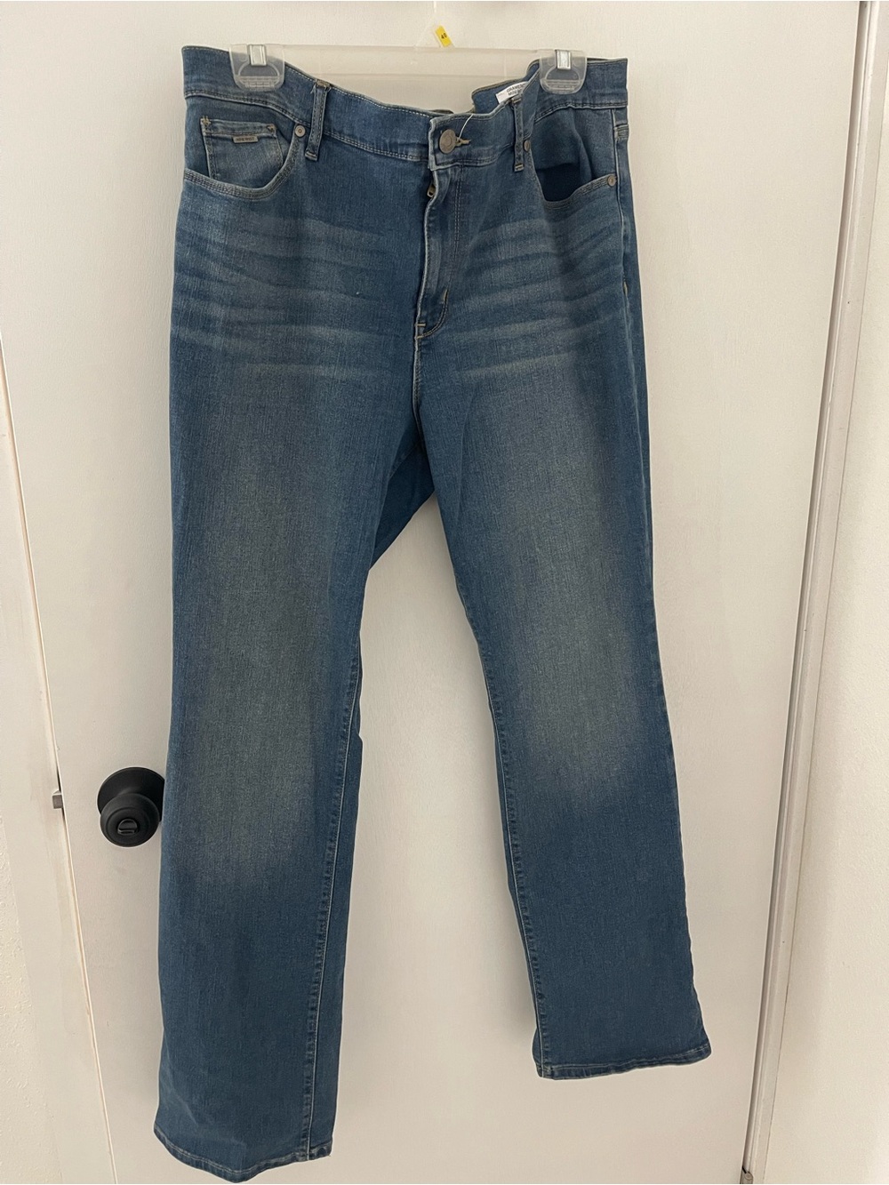 Nine West Women's Blue Mini Boot-Cut Jeans